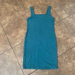 wild fable Teal Square-Neck Tank